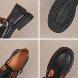 Charlotte - Elegant Mary Janes Made Of Leather