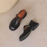 Charlotte - Elegant Mary Janes Made Of Leather
