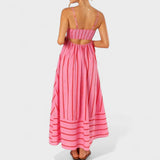Dahlia - Long Striped Dress