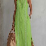 Morgan - Sleeveless Lace Detail Midi Dress