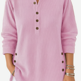 Madeleine – Long Sleeve Solid Knit Sweater