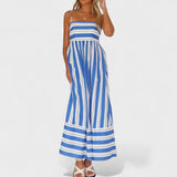 Dahlia - Long Striped Dress