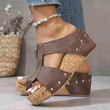 Violet - Stylish Wedge Sandals