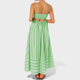 Dahlia - Long Striped Dress