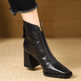 Delia | Luxury Mid-Heel Ankle Boots