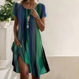 Marion - Relaxed Boho Dress with Gradient